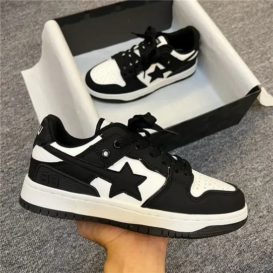 Spring Trend Brand Fashion Designer Women's Sports Shoes Flat Sneakers Casual Street Couple Shoes Skateboard Shoes