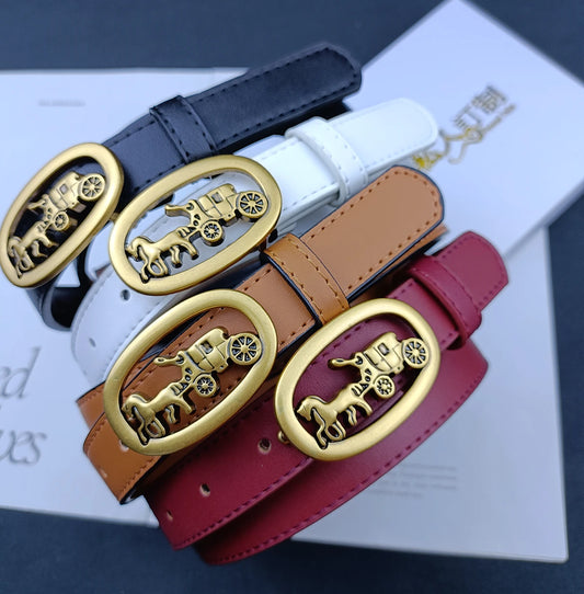 2.5cm Classic Belt Luxury Designer Famous Brand High Quality Leather Hot Women Belts For Dress